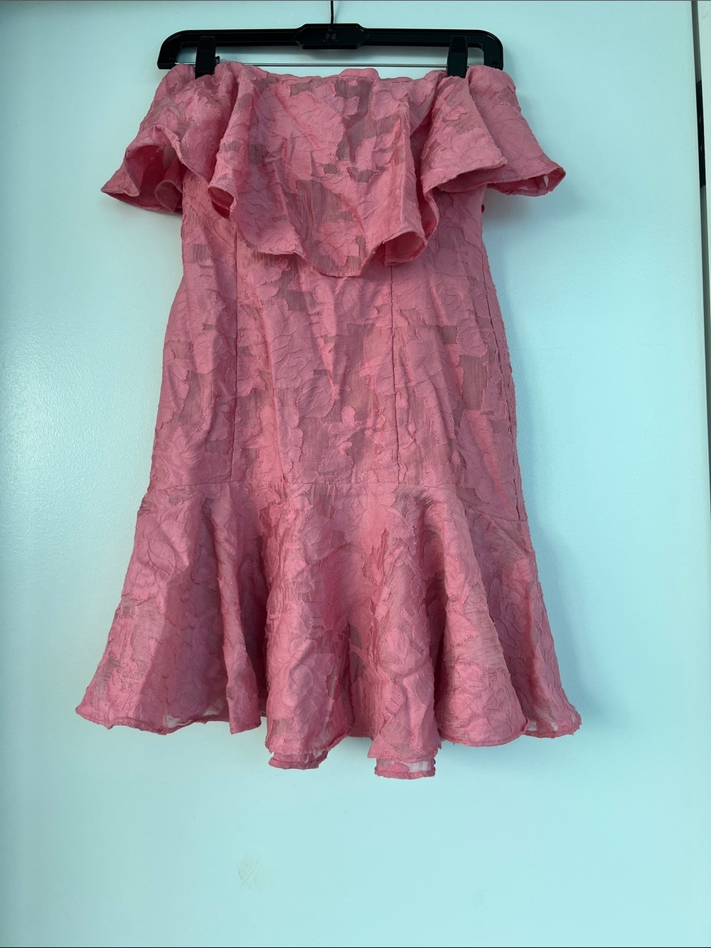 Keepsake the Label strapless Pink Lace Party Dress